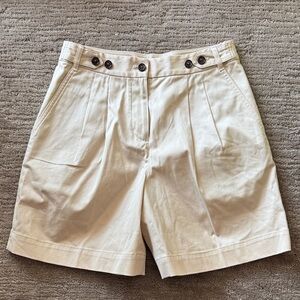 Brooks Brothers Cream Women's Bermudas